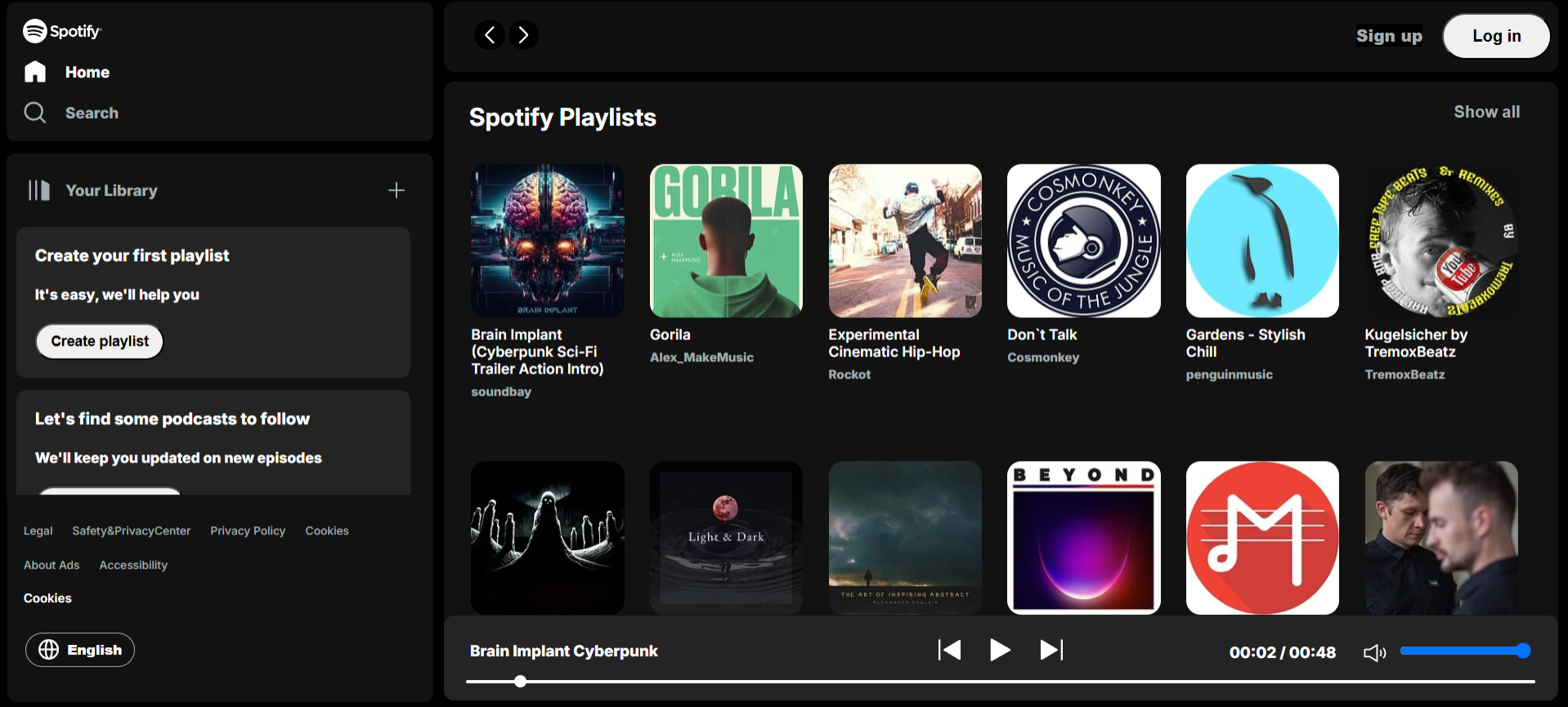 Spotify Clone